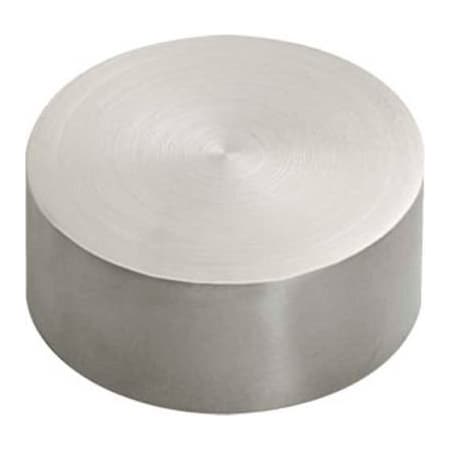 Lavi Industries Lavi Industries, End Cap, Flush, used for Wood, for 2" Tubing, Satin Stainless Steel 44-600W/2